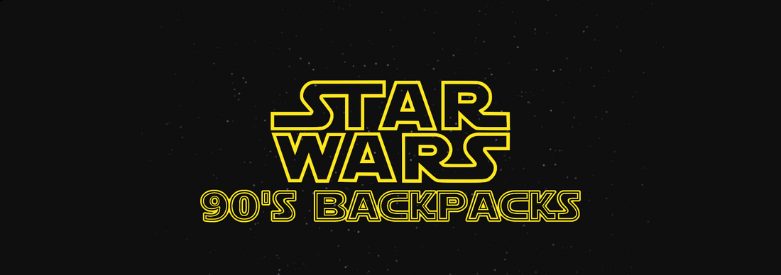 vintage star wars head backpacks: rare 90's collectibles