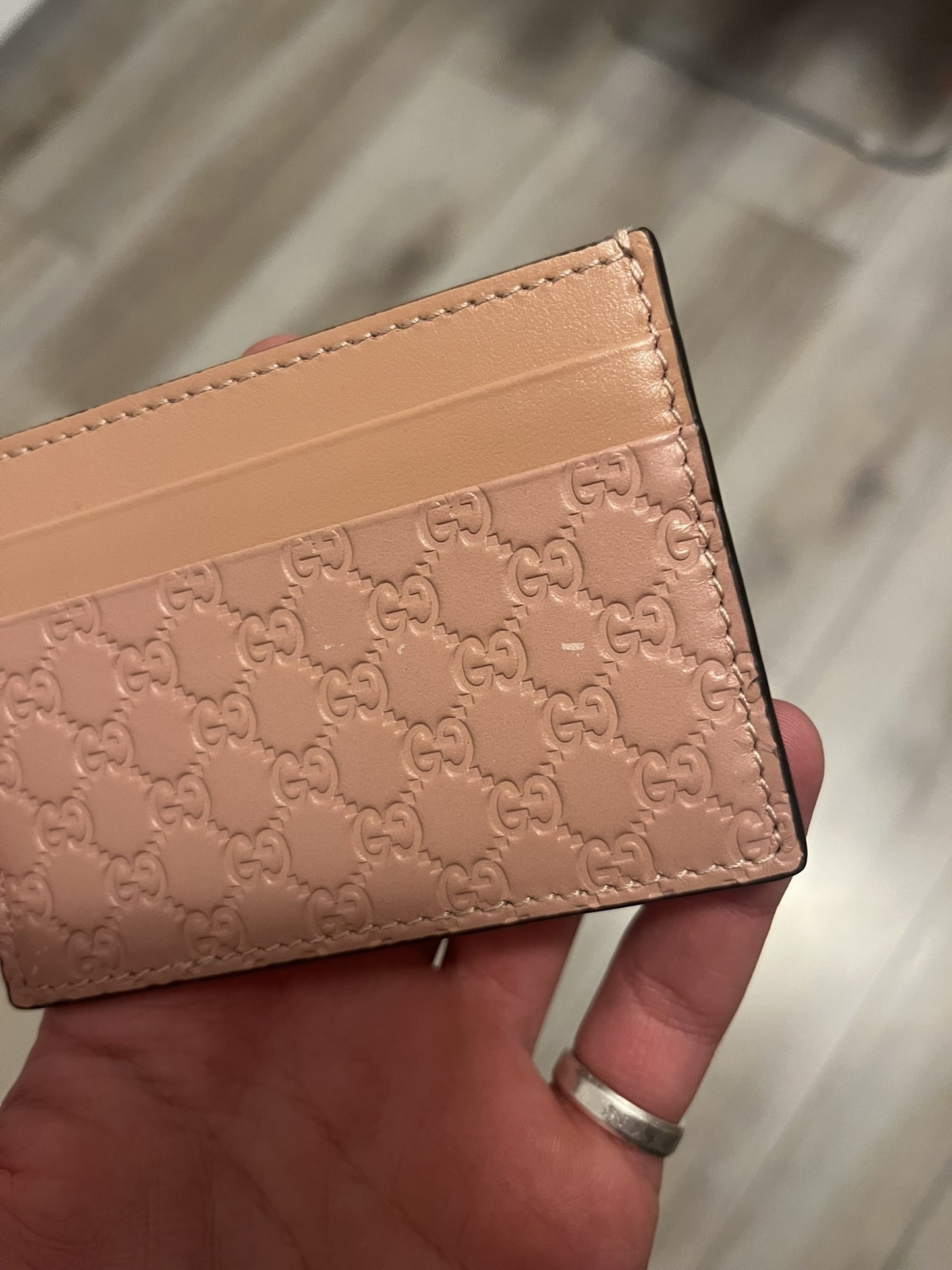 gucci microguccissima cardholder