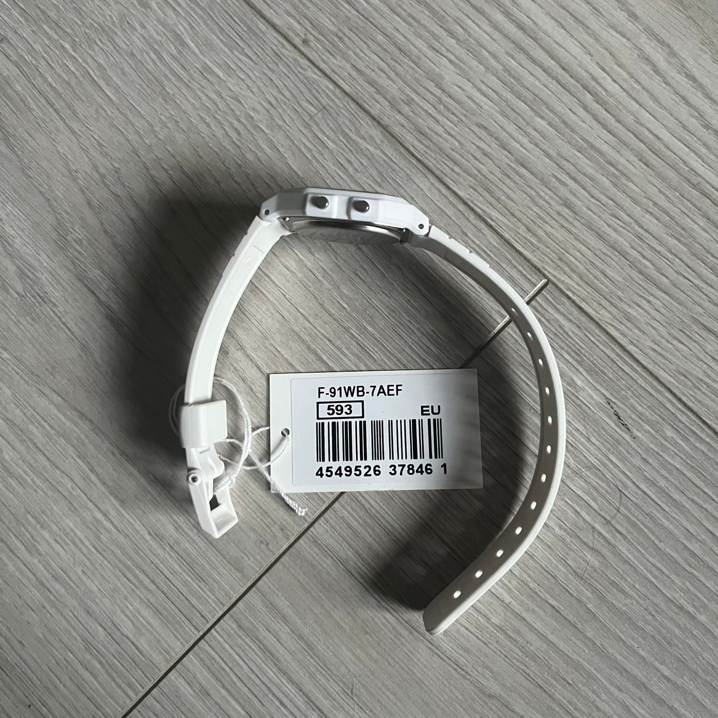 Casio F-91W "Sunny Day" White Digital Watch