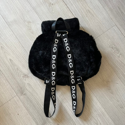 Dolce & Gabbana Faux Fur Backpack