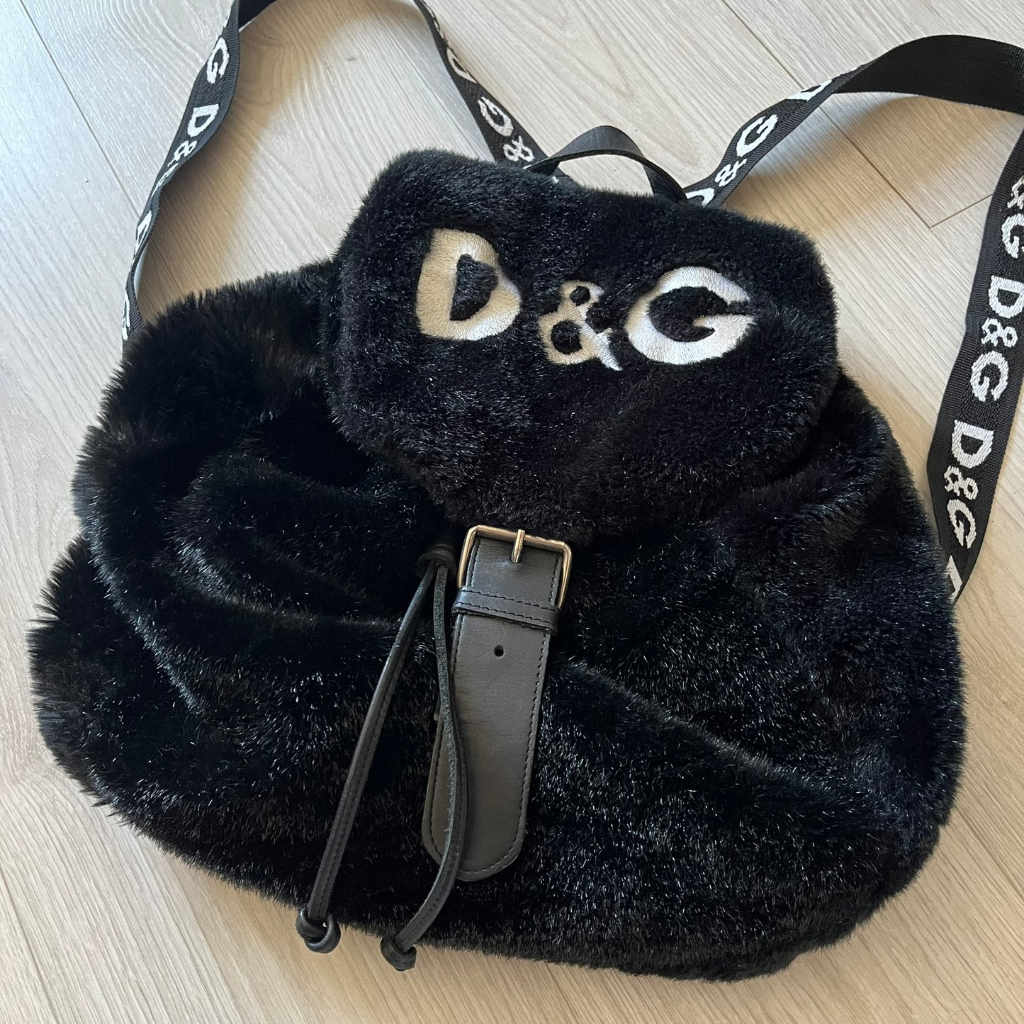 Dolce & Gabbana Faux Fur Backpack
