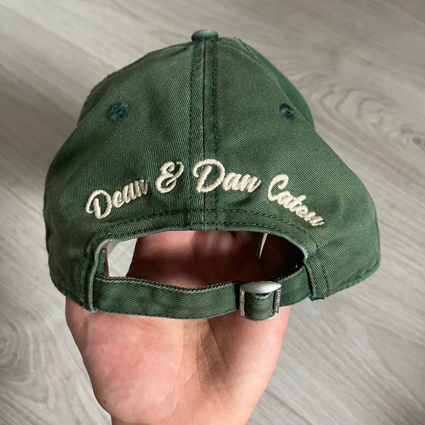 Dsquared2 Gabardine Love You Green Cap