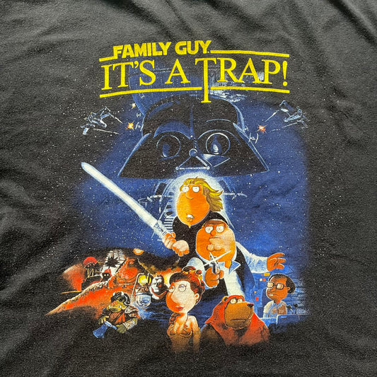 Family guy Star Wars It's a Trap! Tee Large