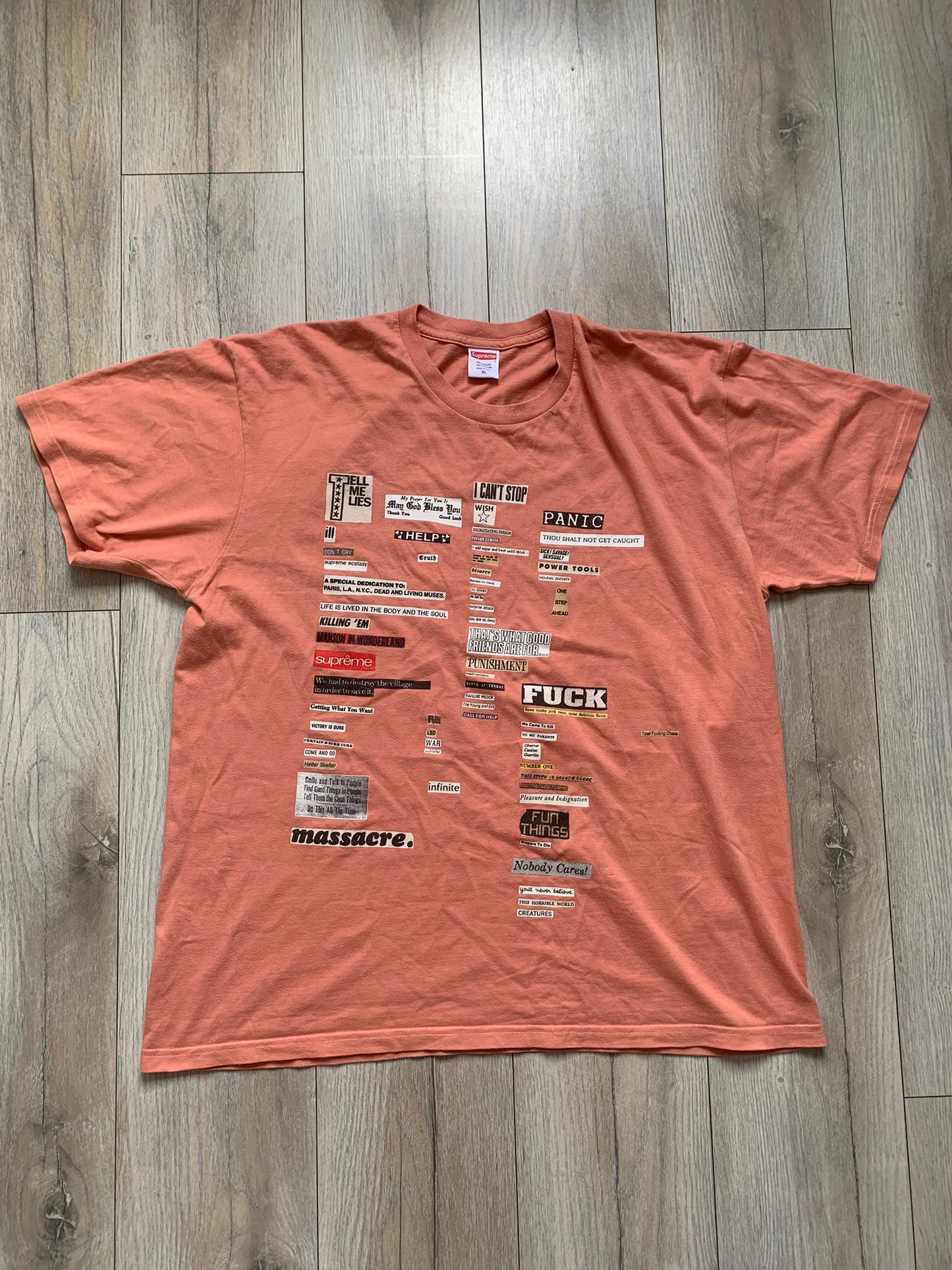 supreme cutouts tee