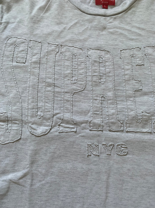 supreme cutout logo s/s top