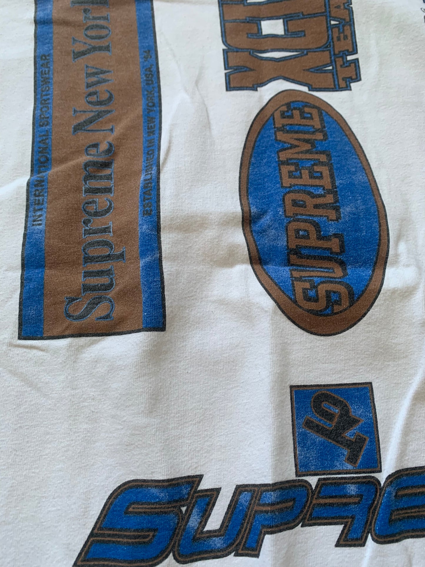 supreme multi logos tee