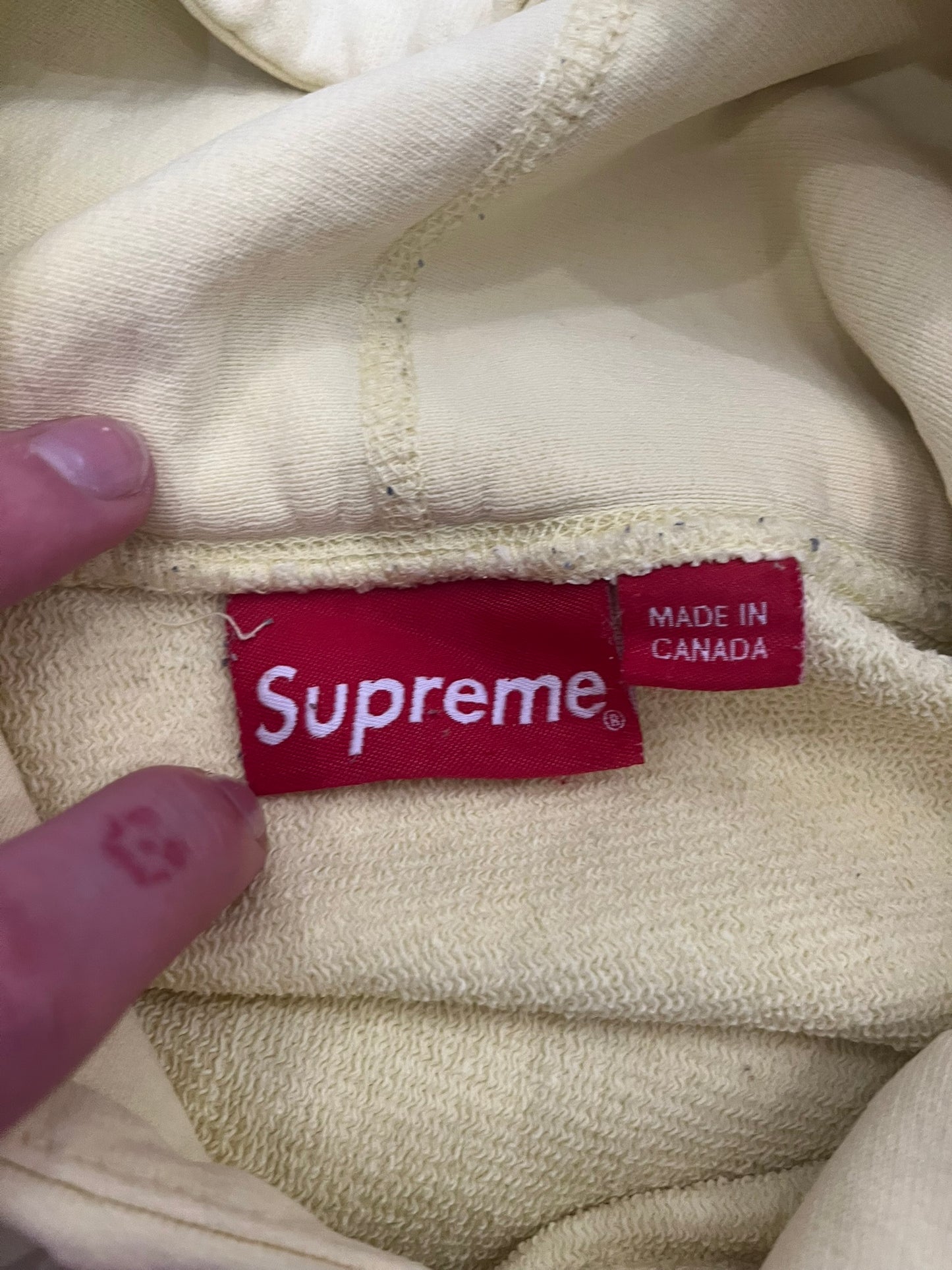 supreme classic logo hoodie