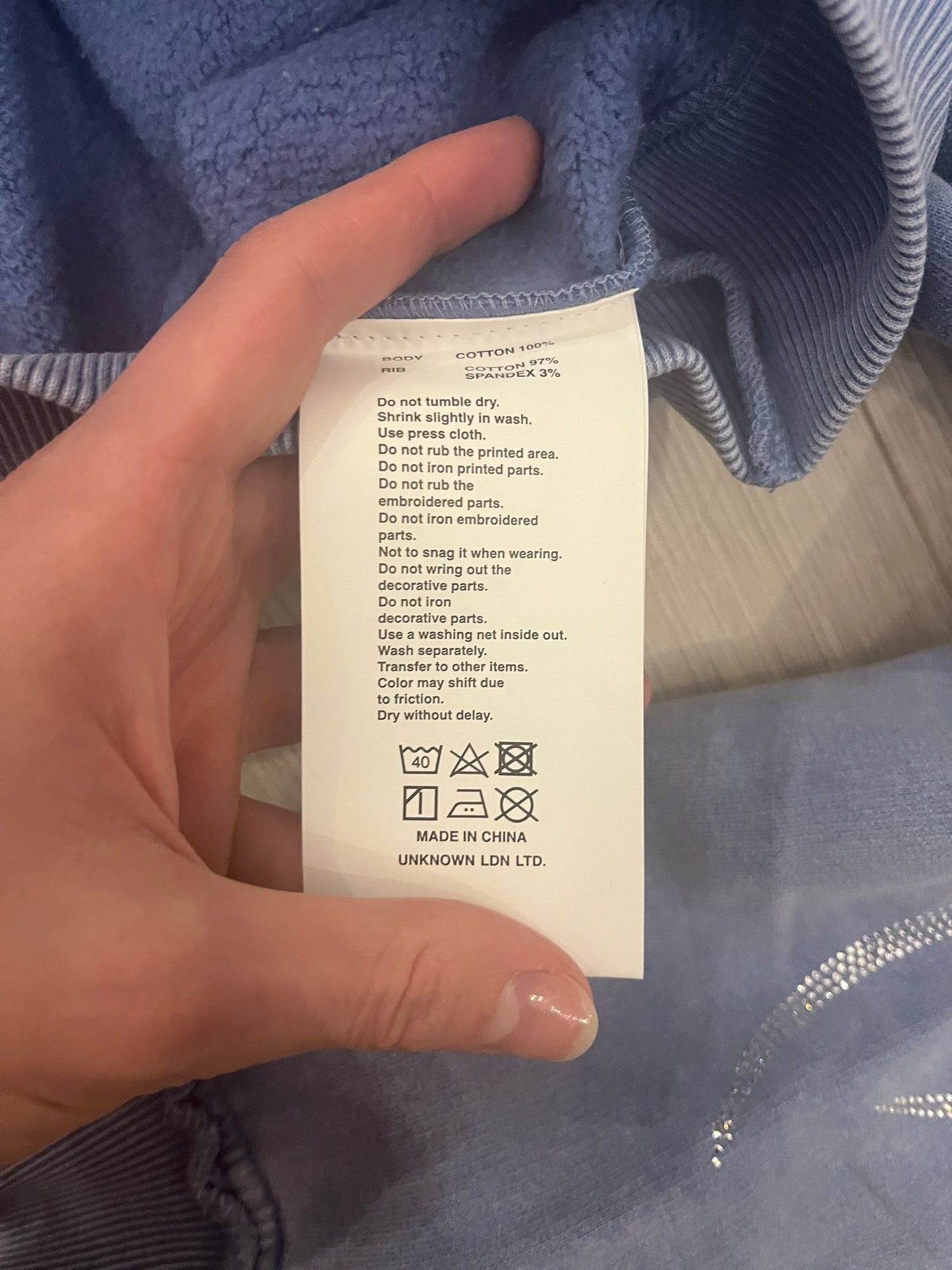 unknown london arabic hoodie
