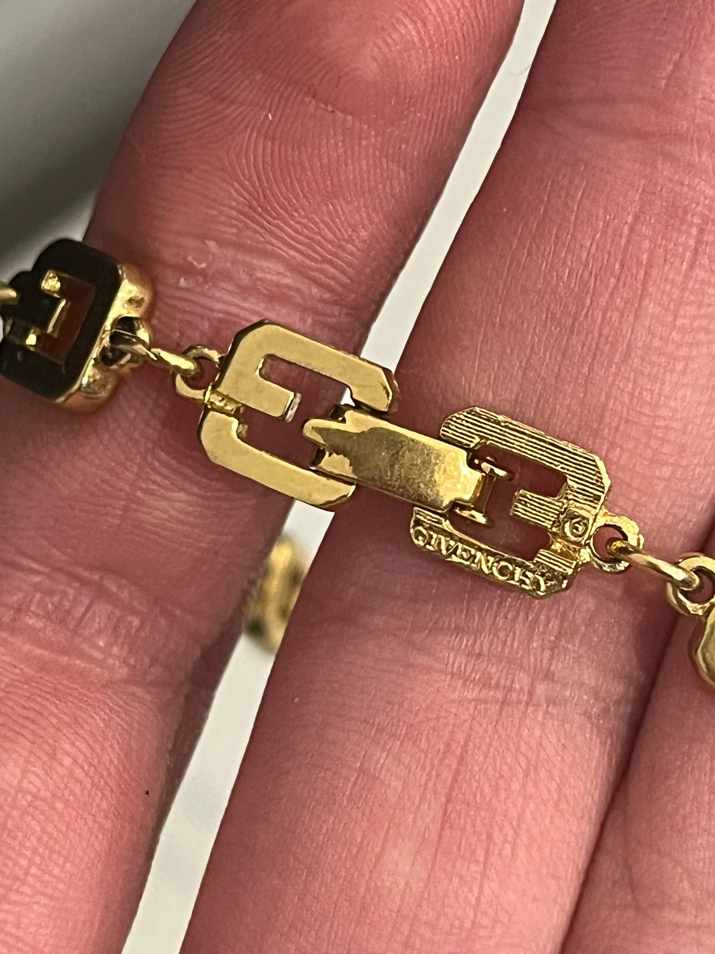 givenchy gold plated necklace
