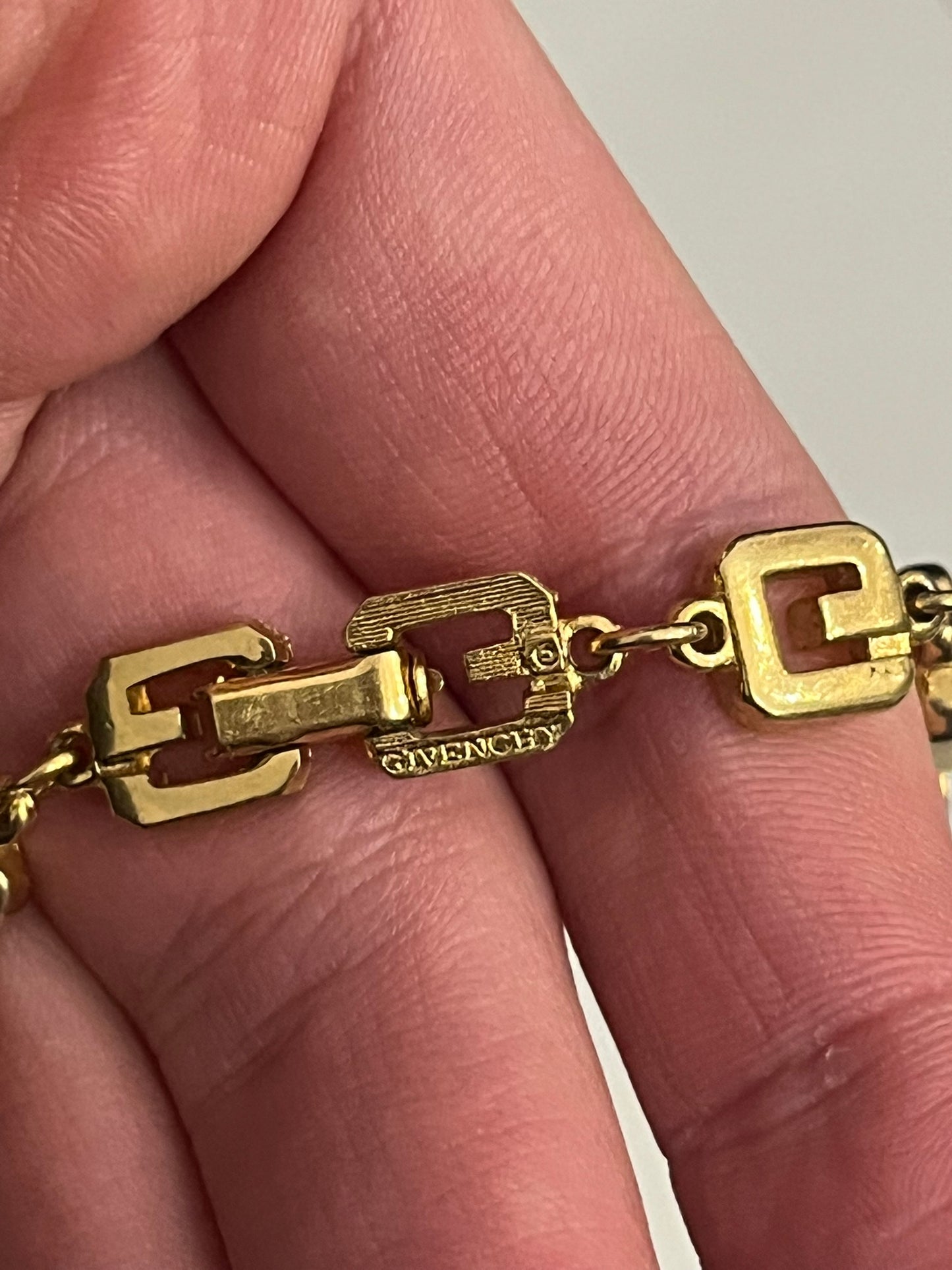 givenchy gold plated necklace