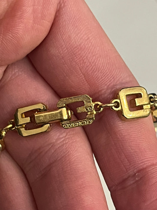 givenchy gold plated necklace