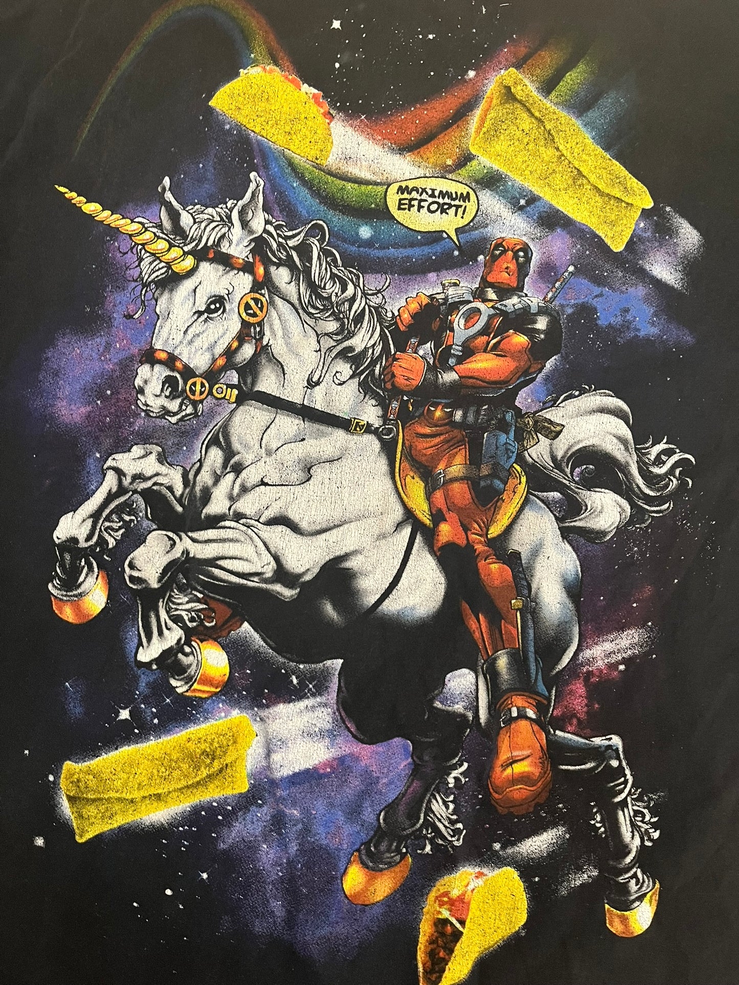 marvel deadpool unicorn tee