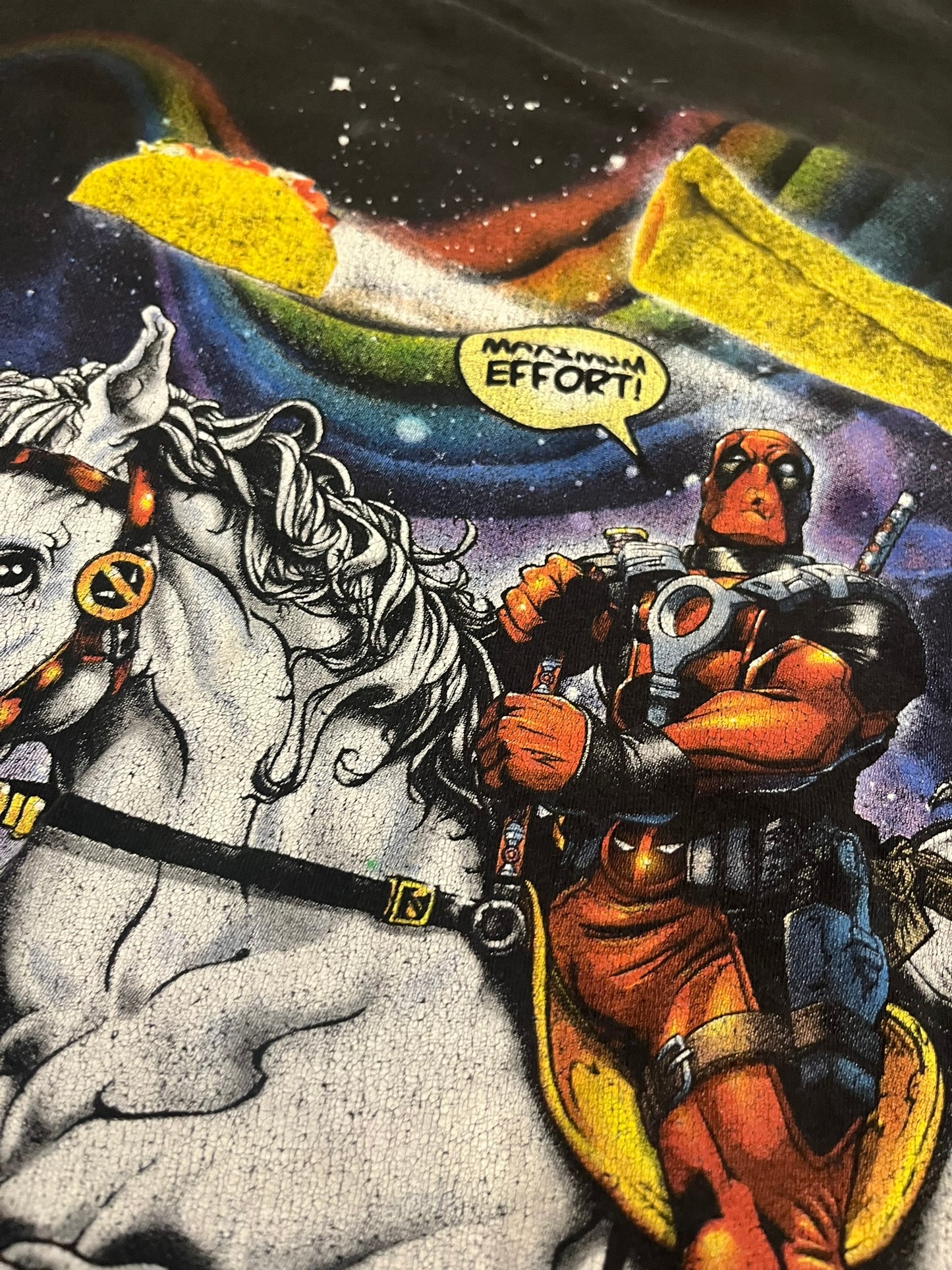 marvel deadpool unicorn tee