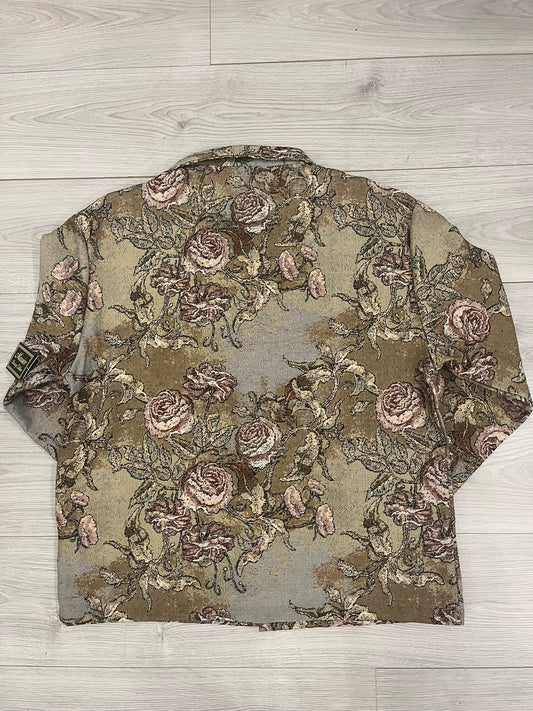gold floral tapestry jacket