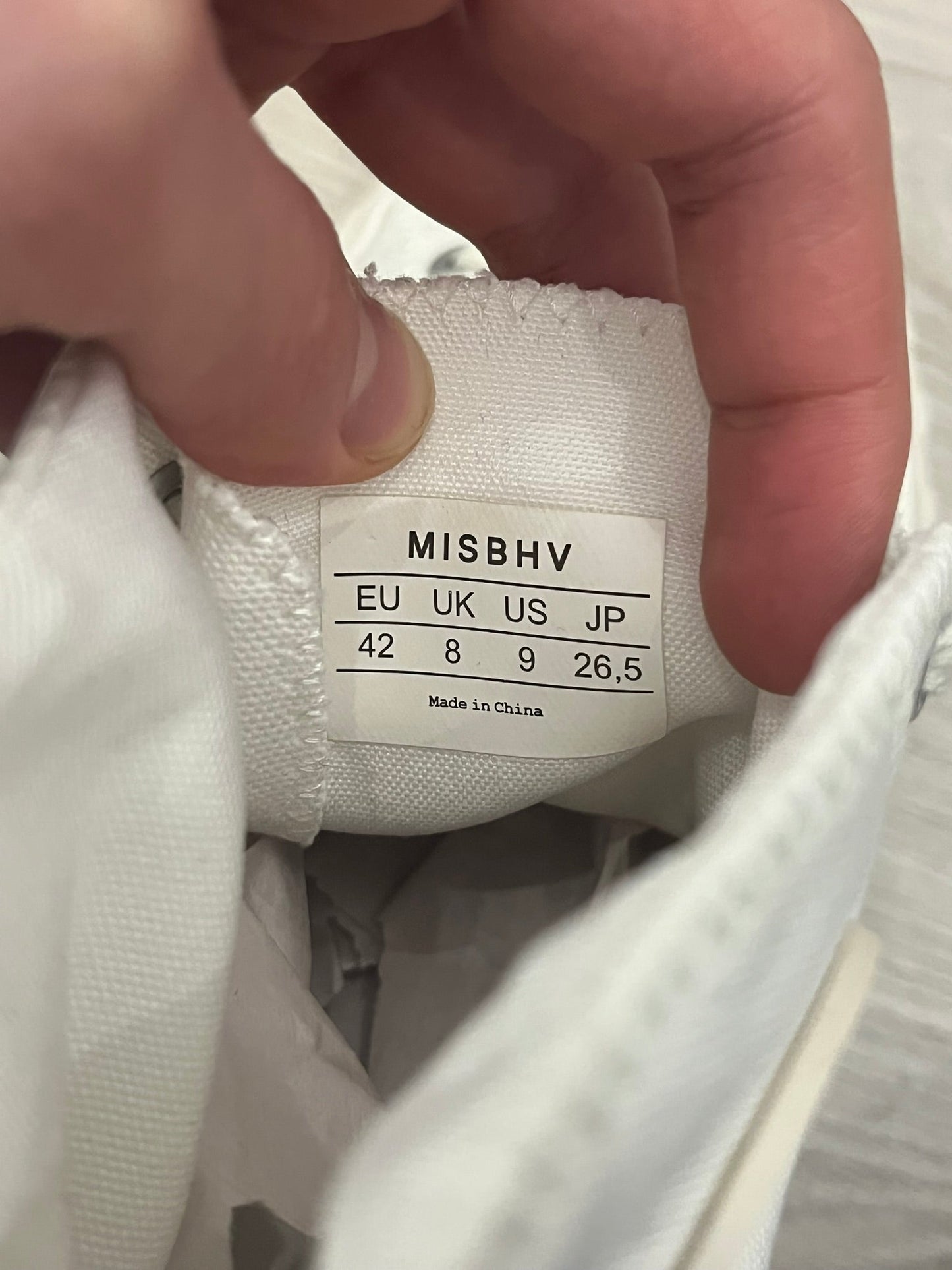 misbhv army sneaker