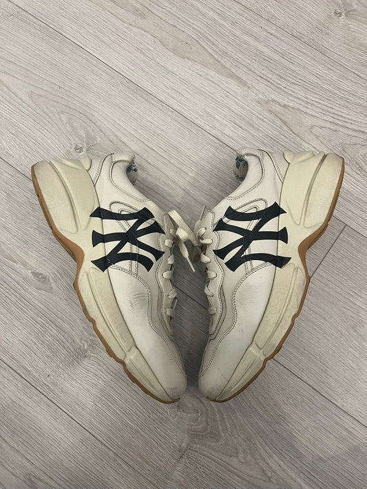 gucci rhyton ny yankees sneakers
