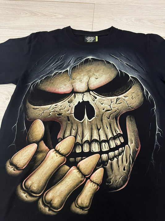 rock eagle skull tee