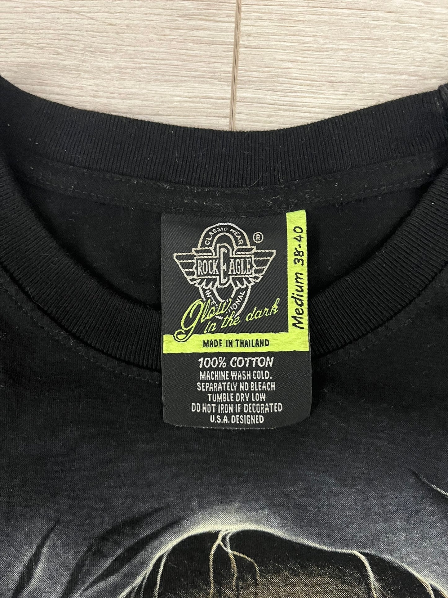 rock eagle skull tee