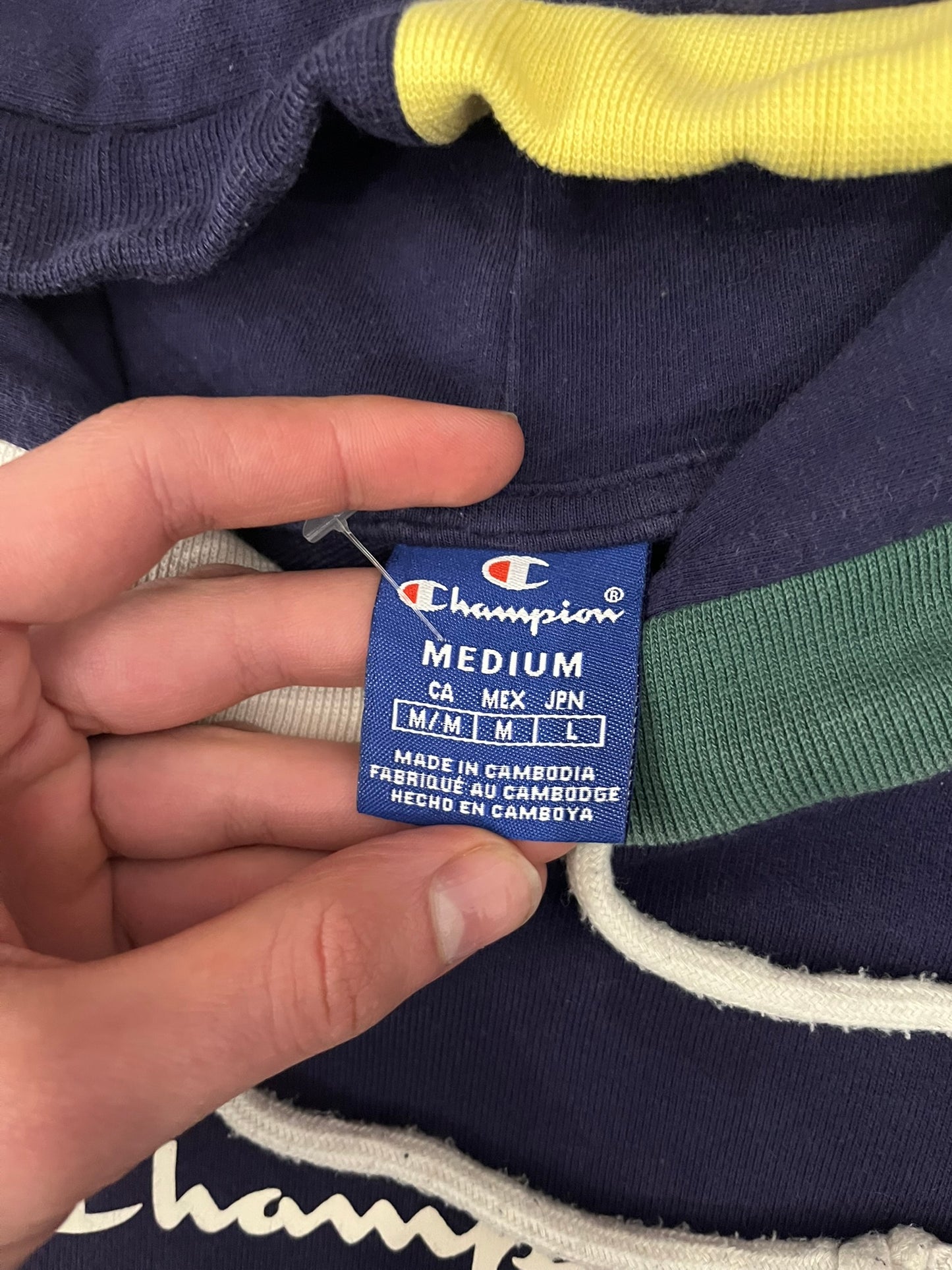 champion multicolor hoodie