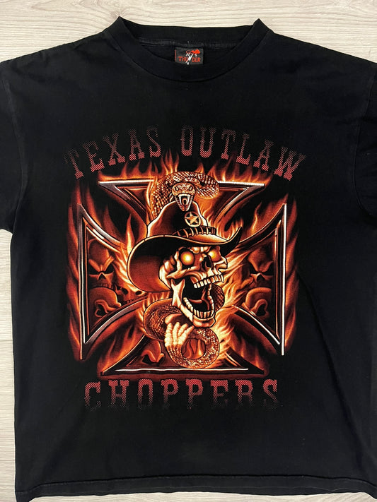 texas outlaw choppers tee