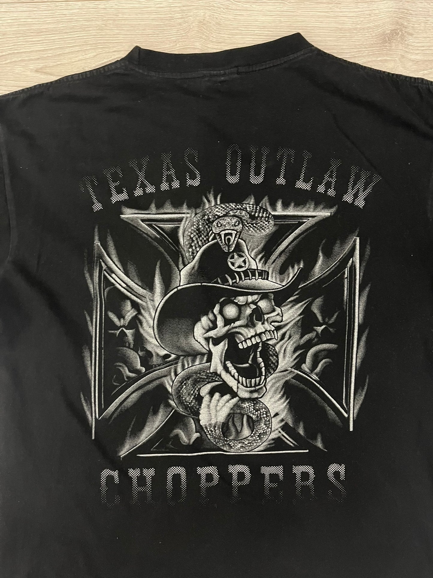 texas outlaw choppers tee