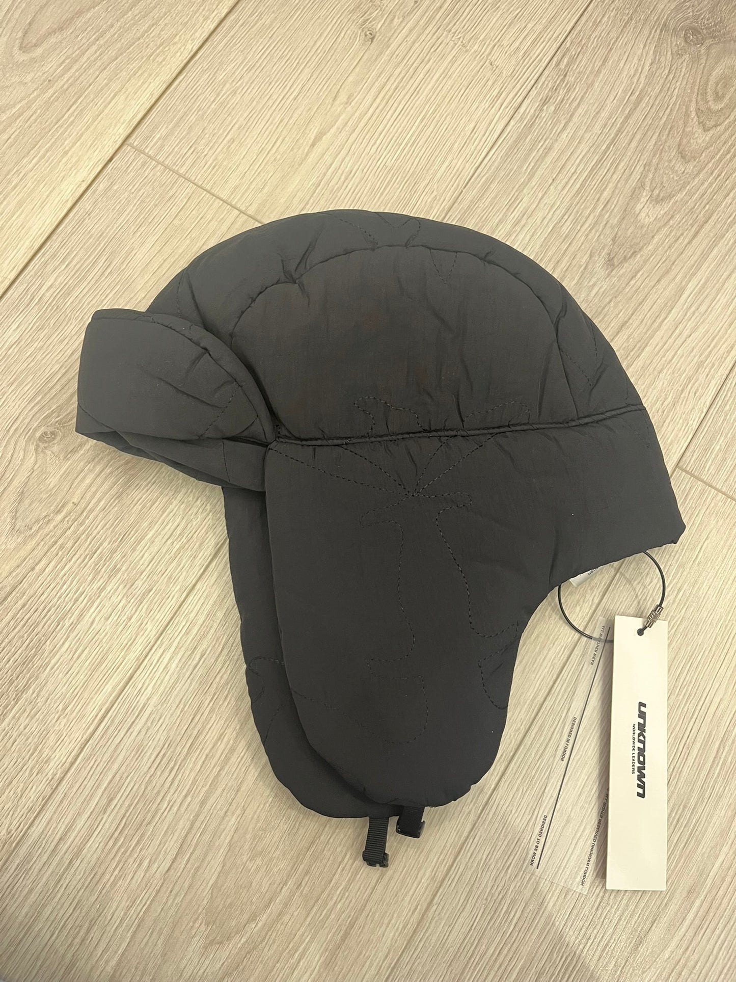 unknown london dagger stitch trapper hat
