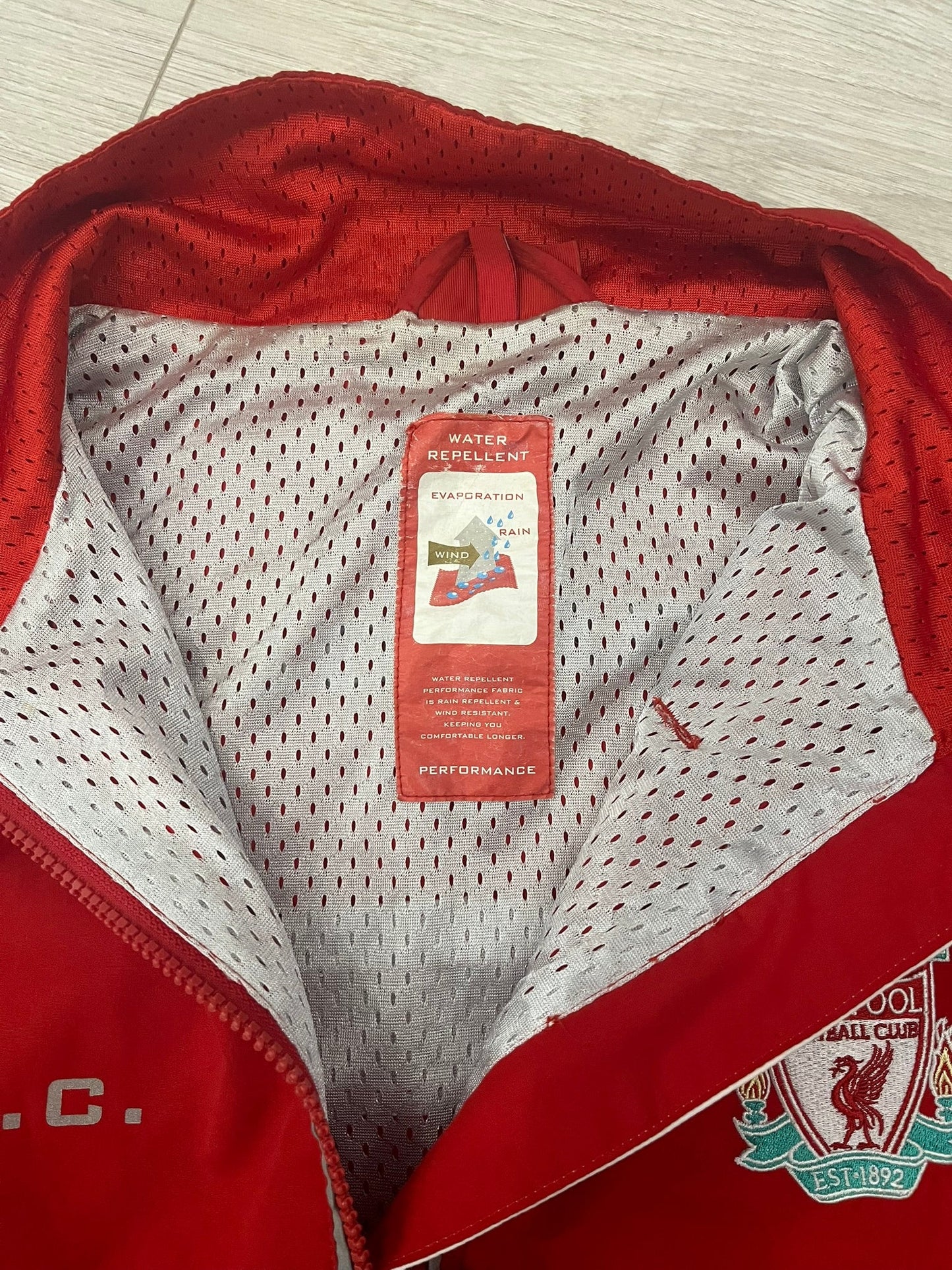 liverpool fc windbreaker