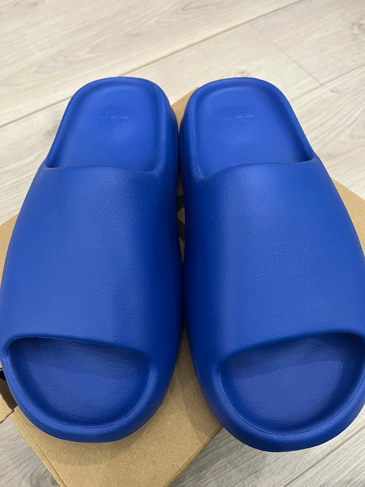 yeezy slides azure used