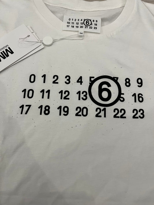 mm6 maison margiela holes tee