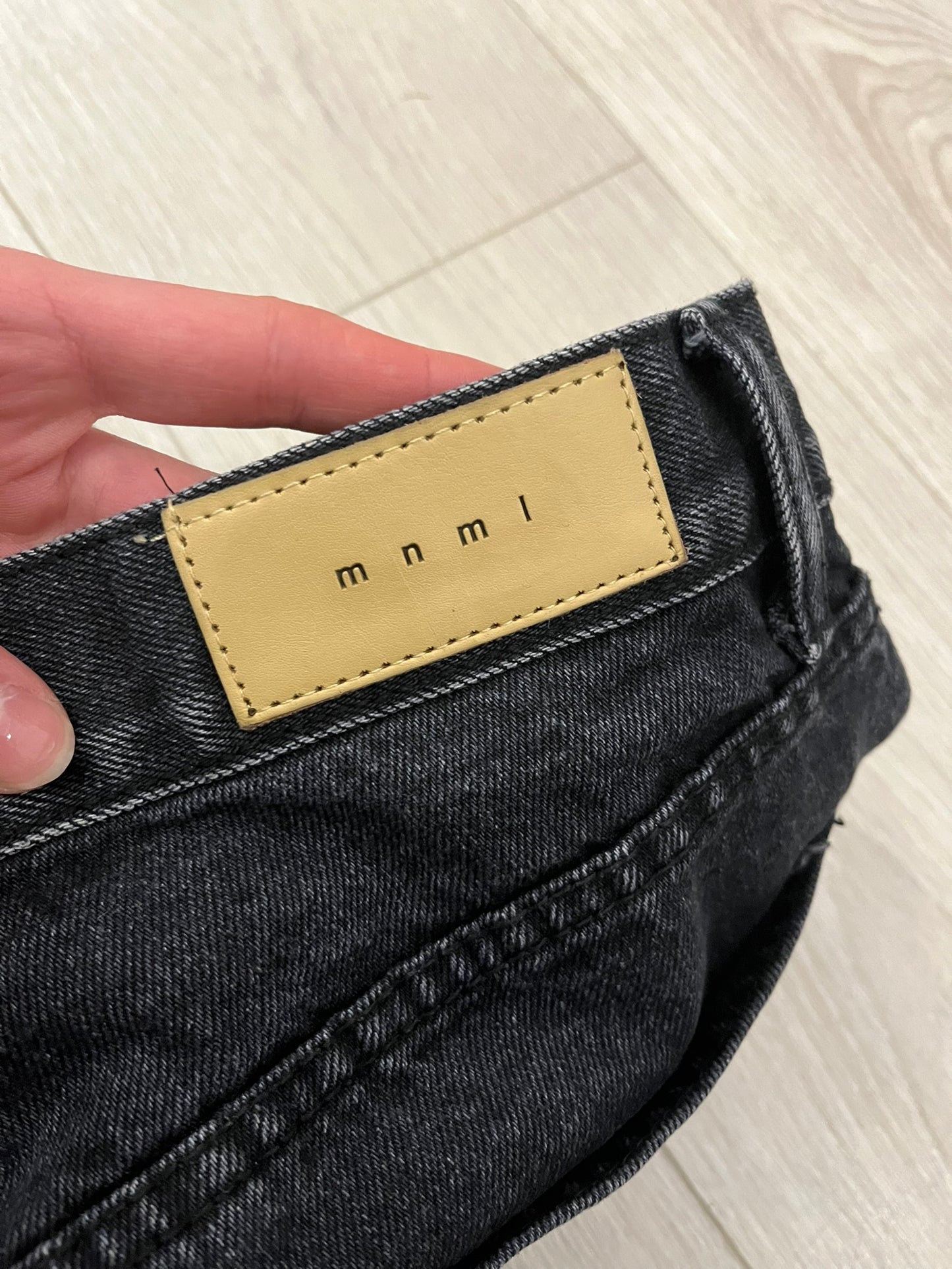 mnml skeleton jeans
