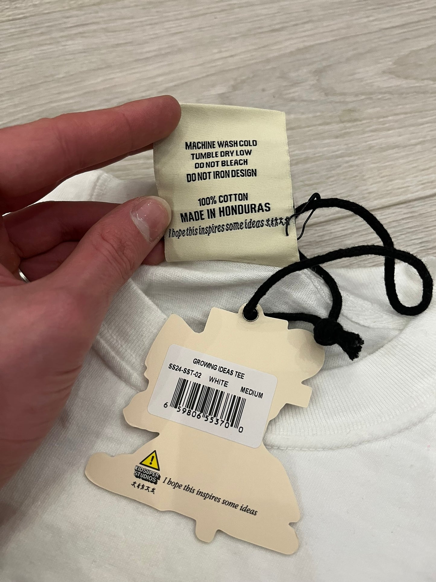 kidsuper flower printed tee