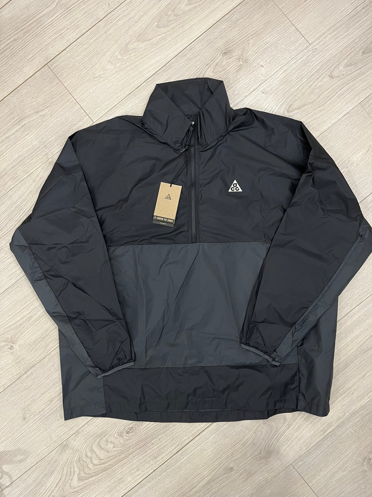 nike acg windshell cindercone windbreaker black