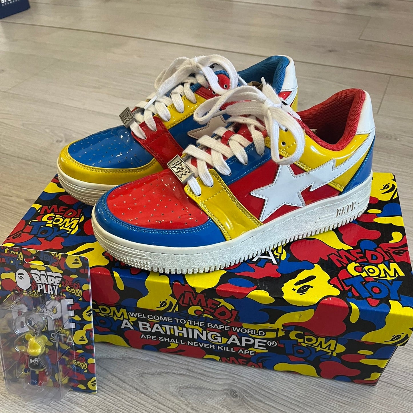 bapesta low medicom toy multi full-set