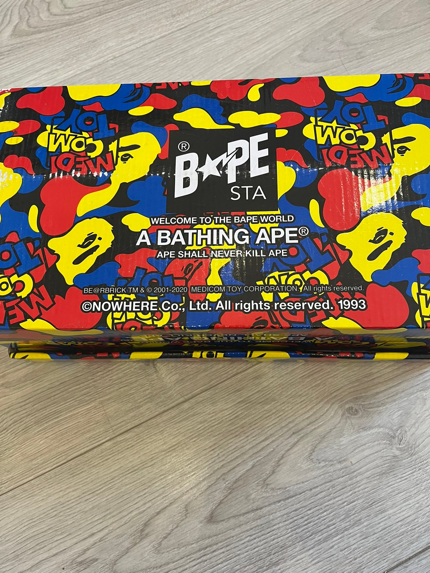 bapesta low medicom toy multi full-set