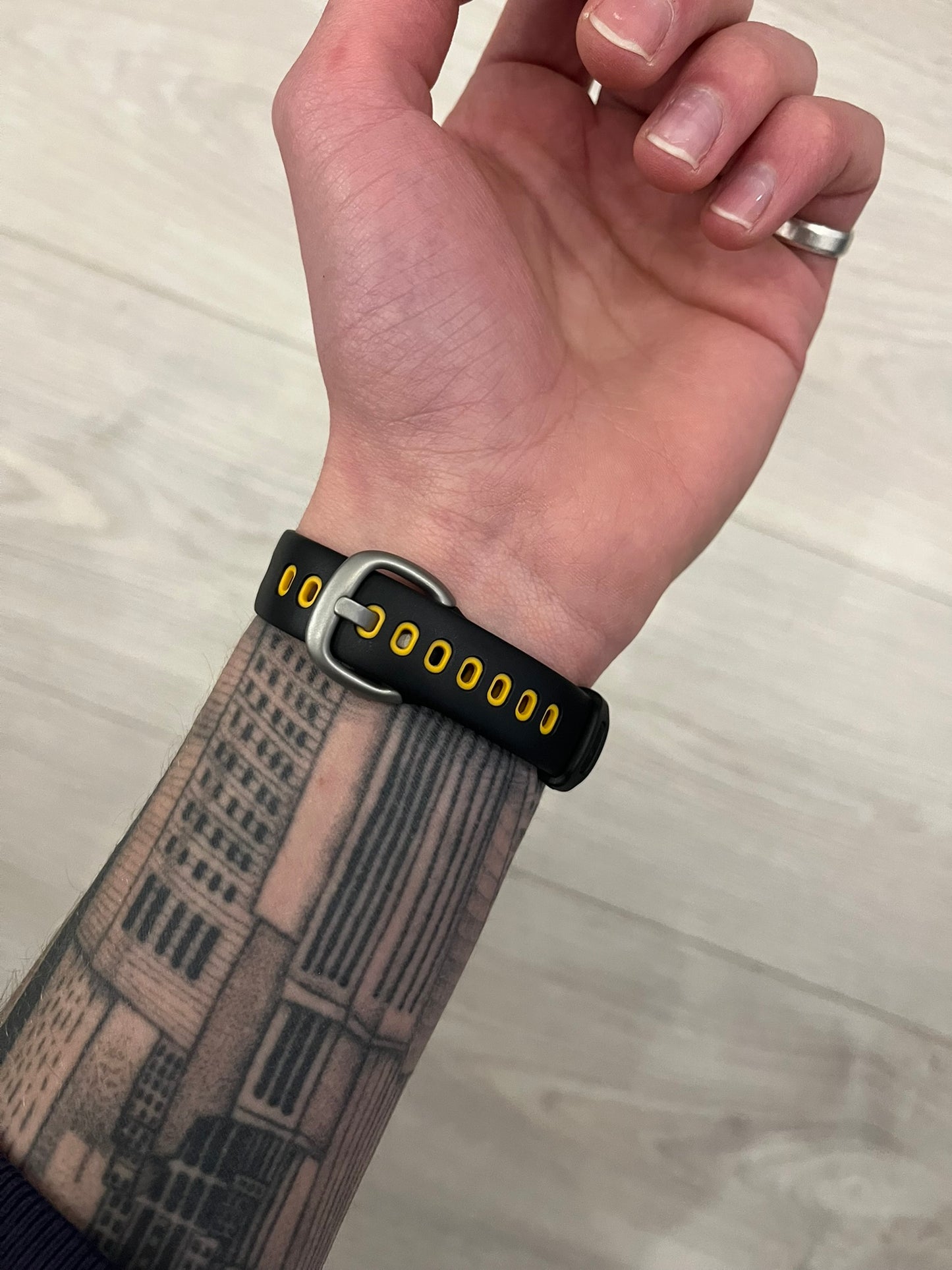 nike triax speed 50 regular watch yellow