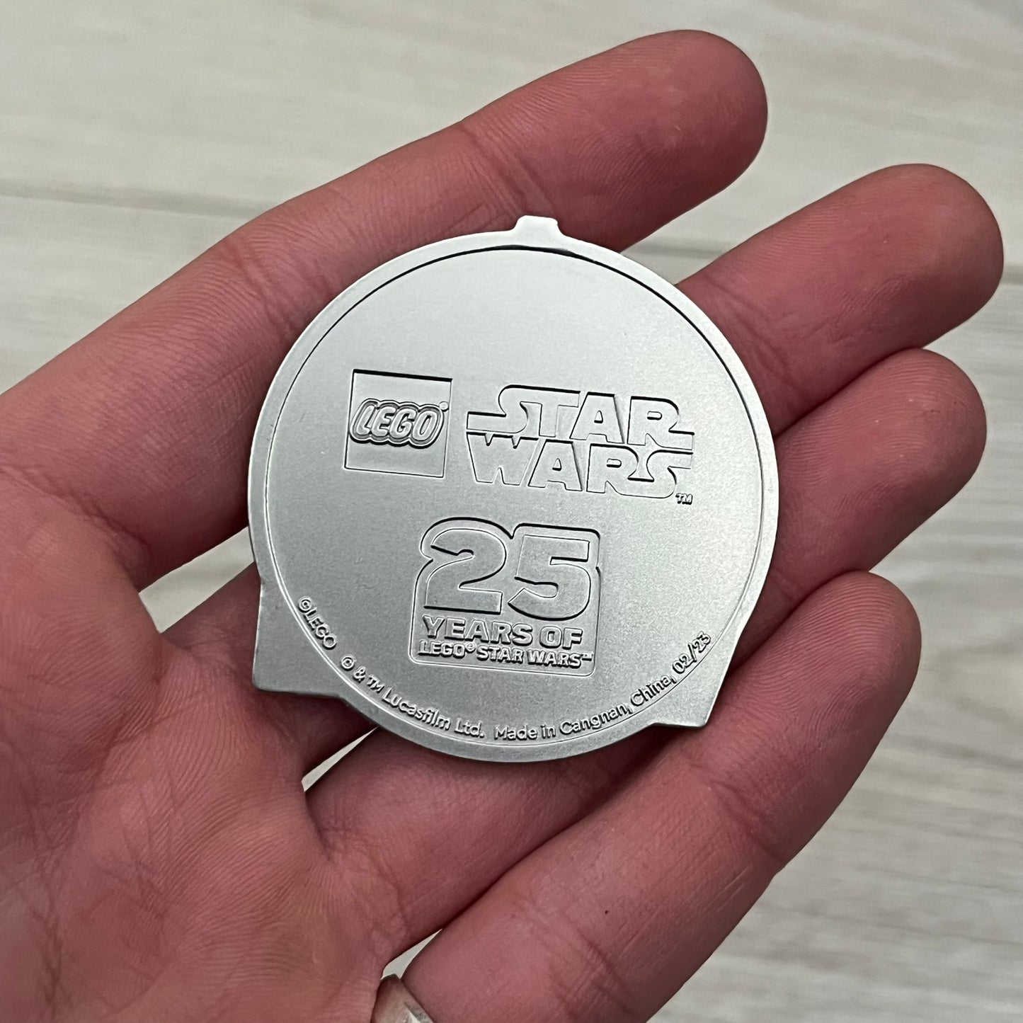 lego star wars collectable coin