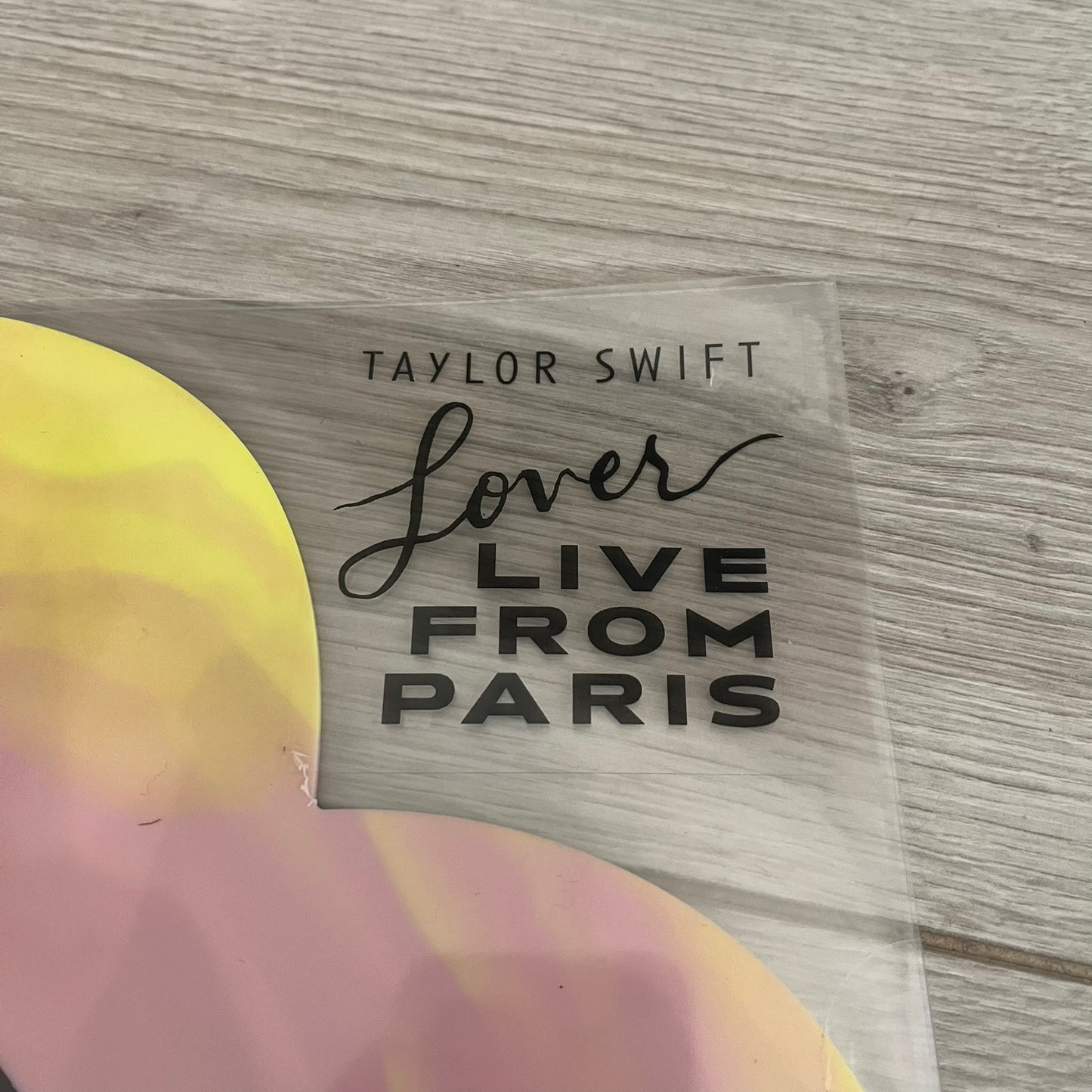 taylor swift lover (live from paris) vinyl