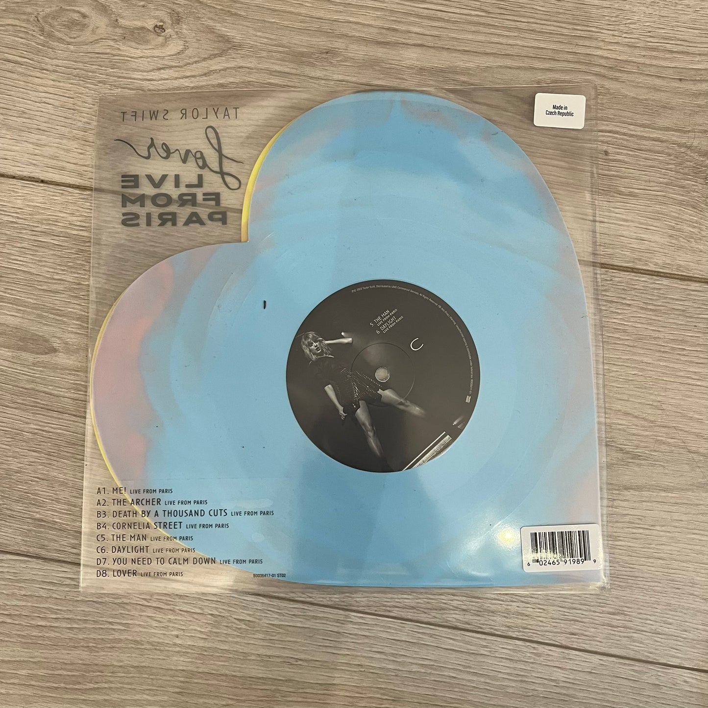 taylor swift lover (live from paris) vinyl