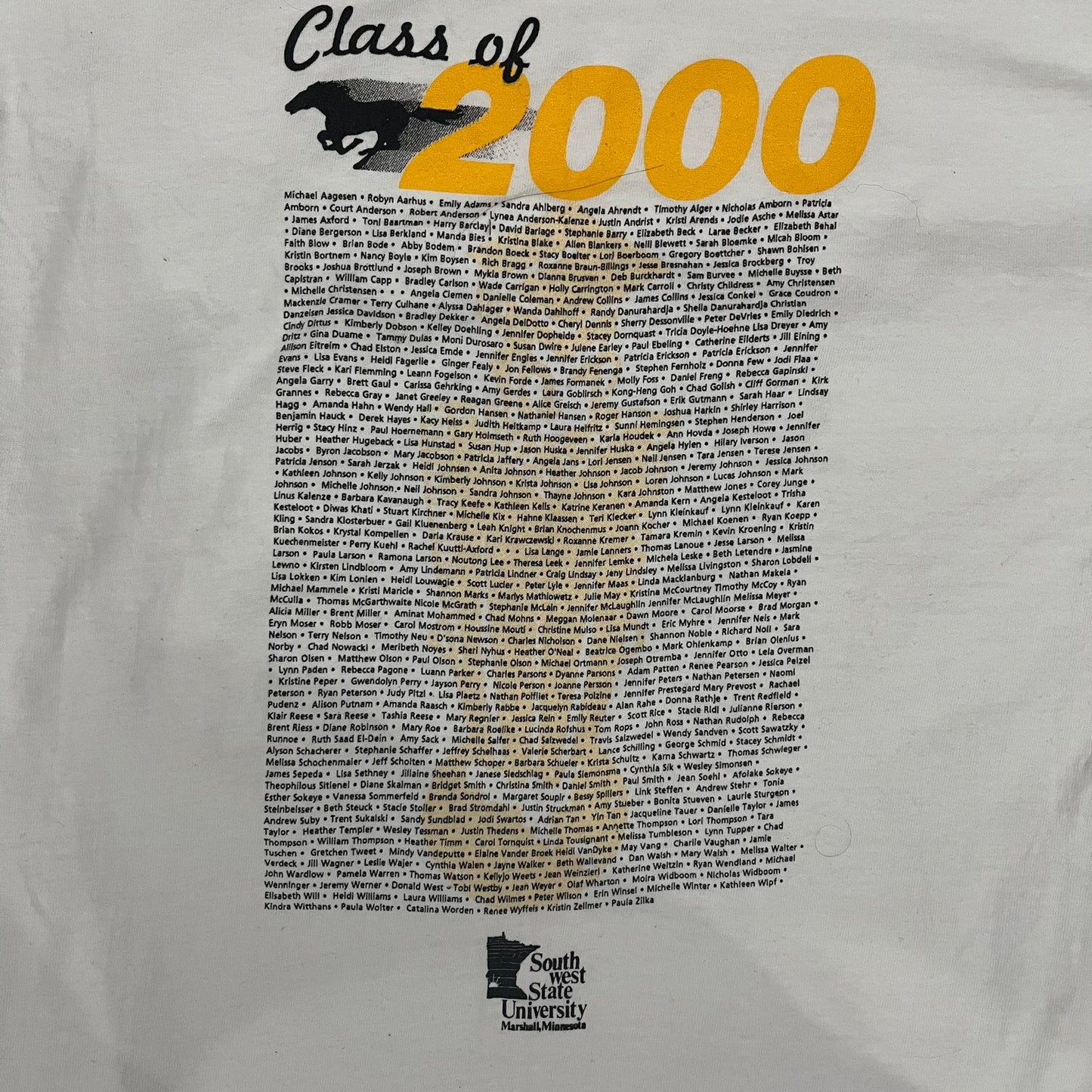 southwest state university 2000 tee