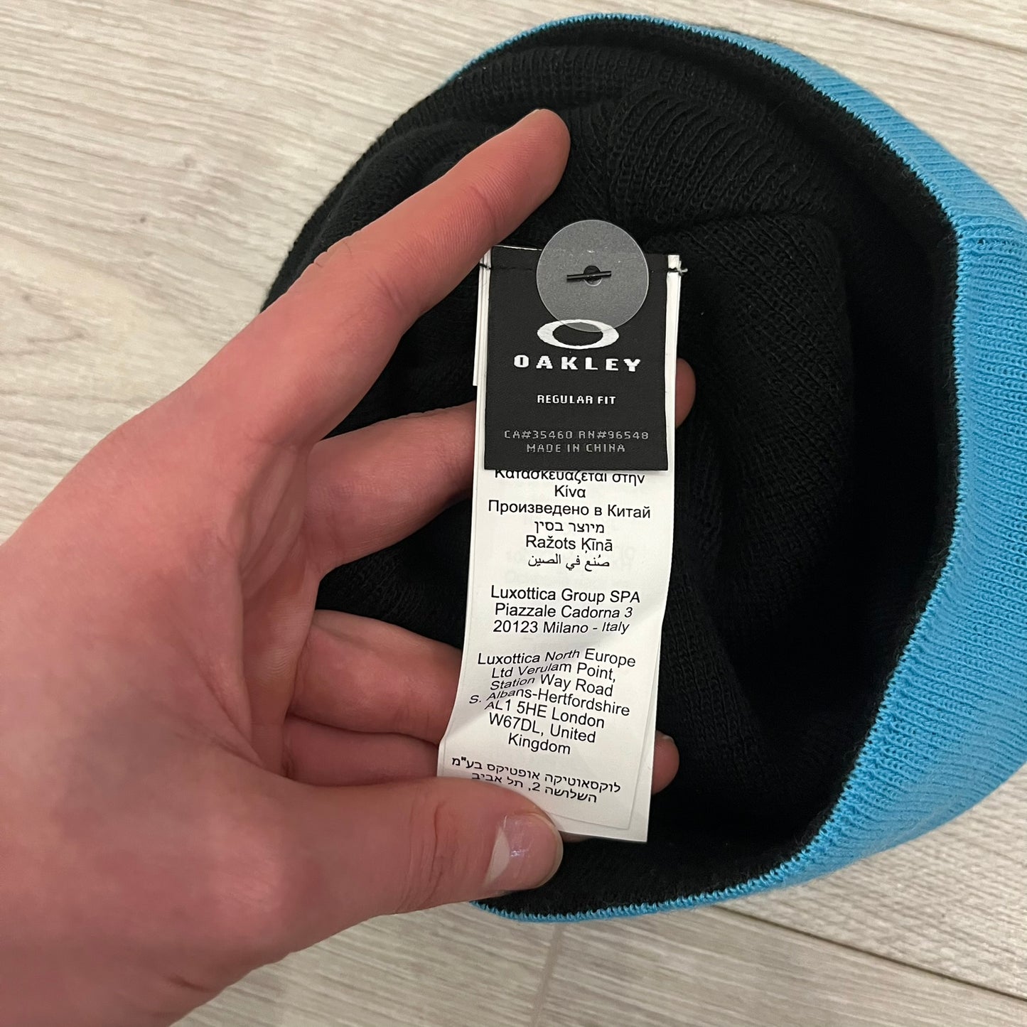 oakley ellipse beanie baby blue