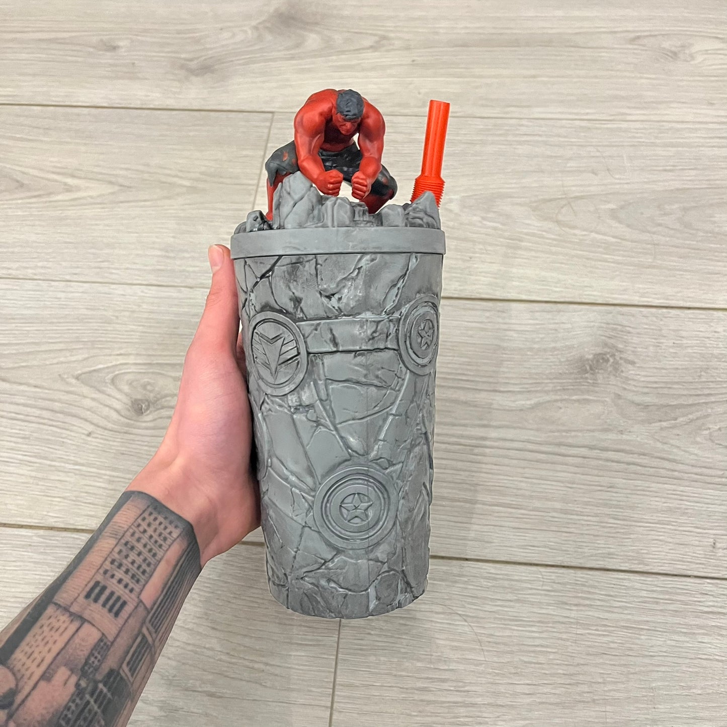 captain america: red hulk tumbler
