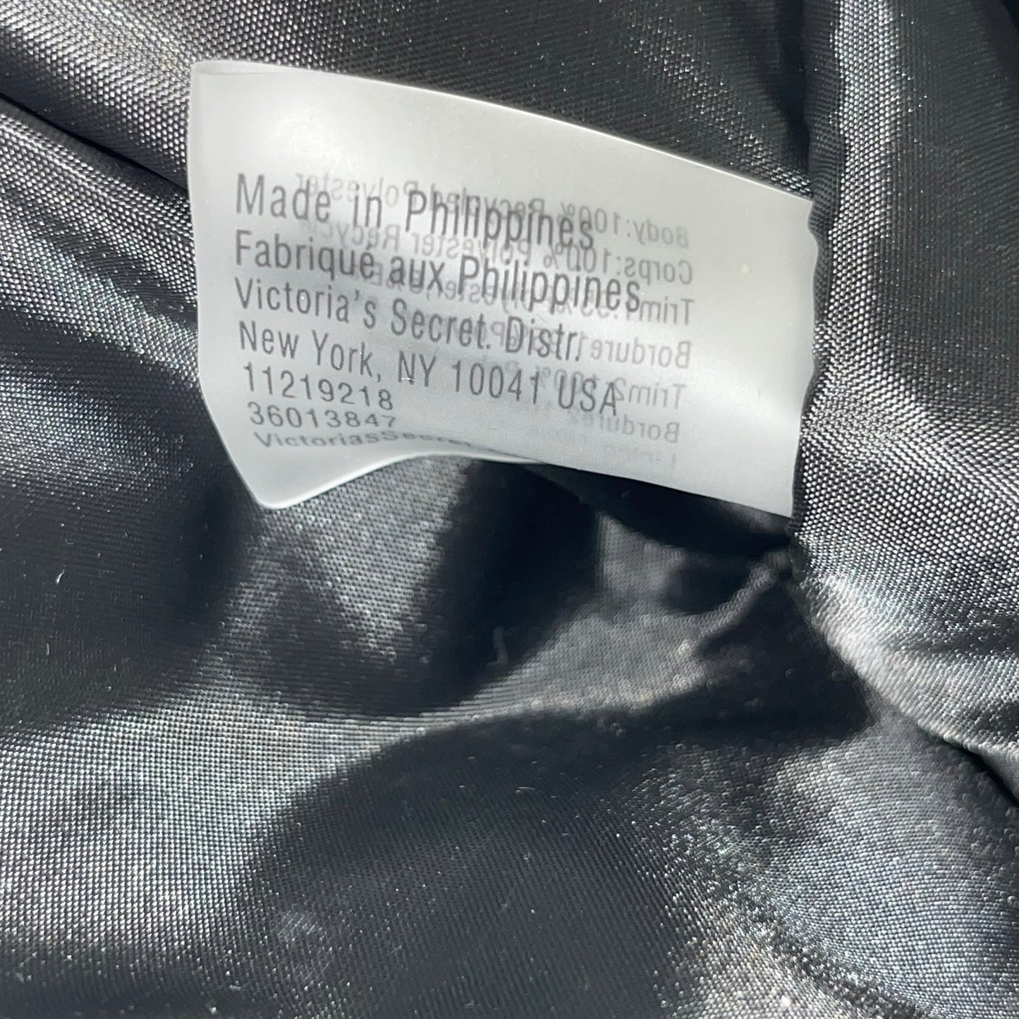 victoria's secret logo mesh tote