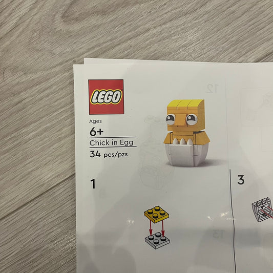 lego chick in egg m&t