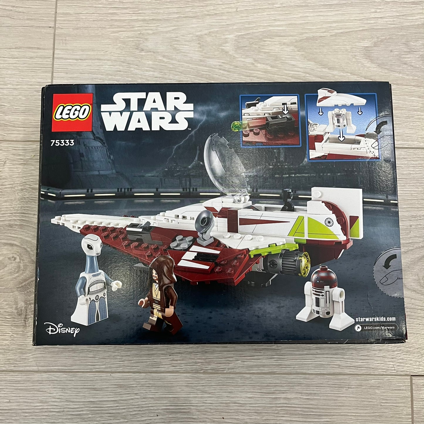 lego 75333 star wars obi-wan starfighter set