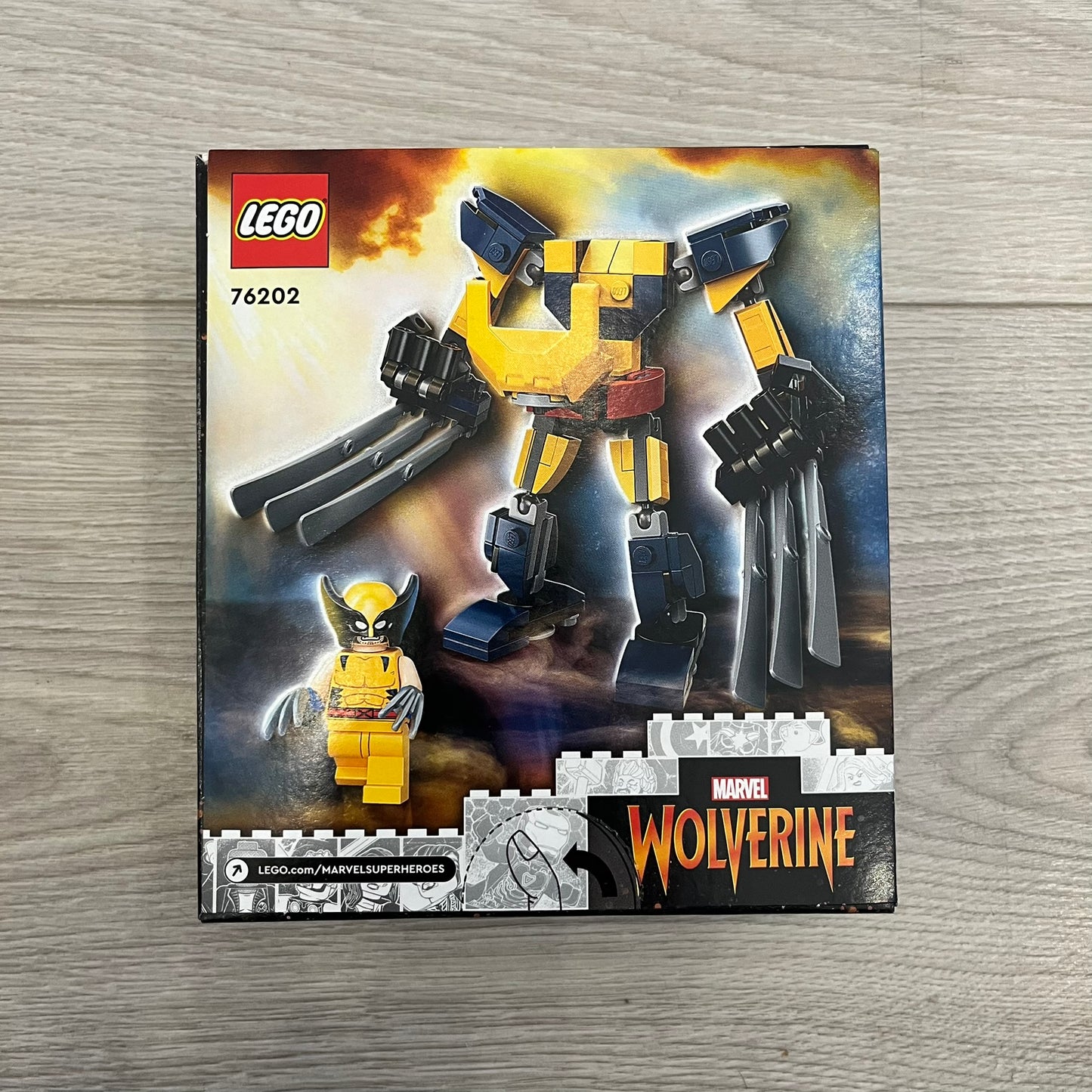 lego 76202 wolverine mech armour set