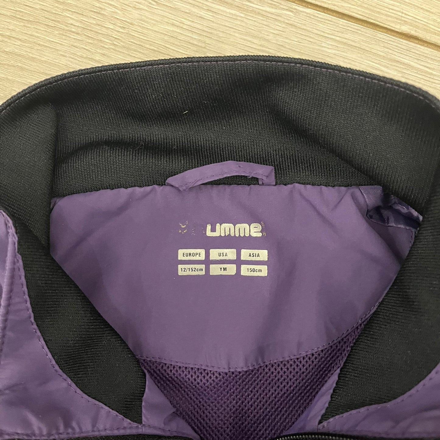 hummel purple windbreaker