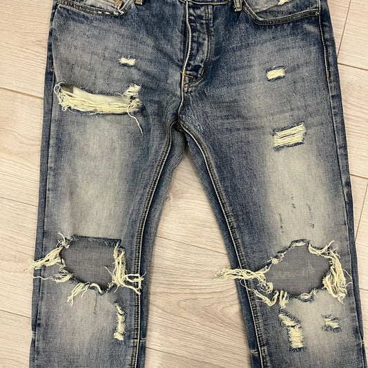 mnml distressed m1 jeans