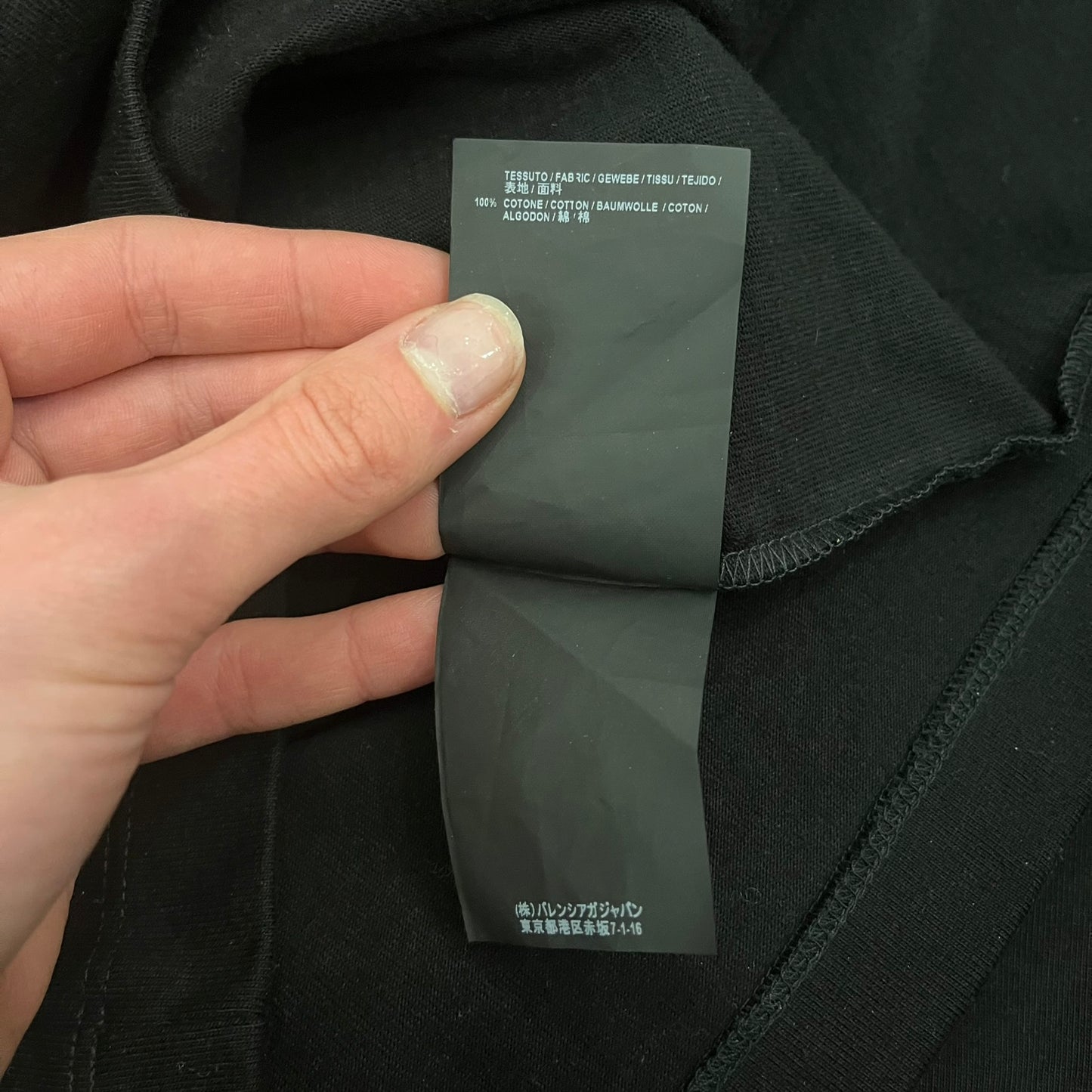 balenciaga blank longsleeve