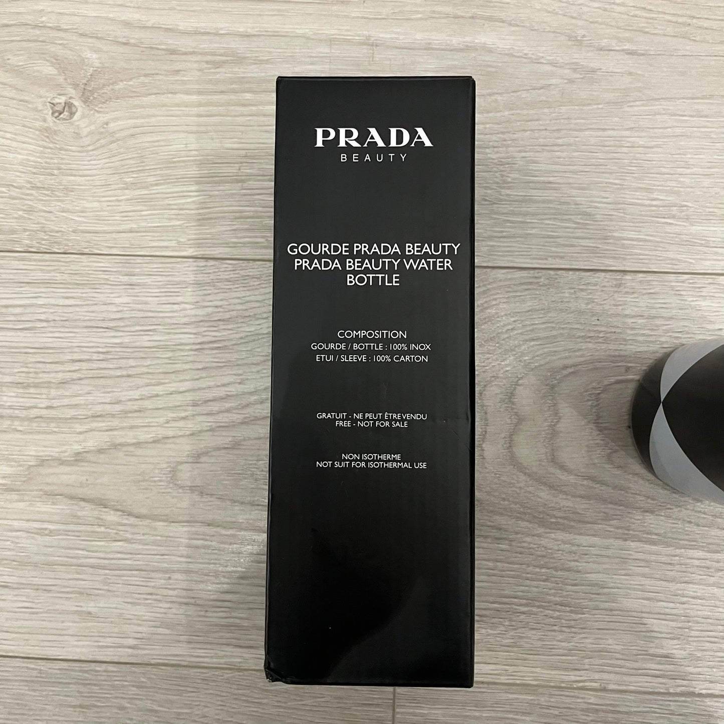 prada beauty water bottle