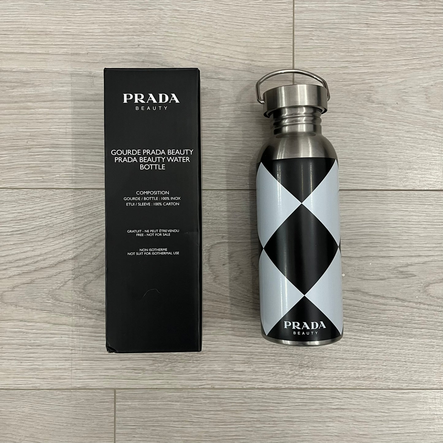 prada beauty water bottle